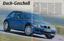 BMW M Coupé mit 321 PS - Testbericht von 1998 auf 5 Seiten