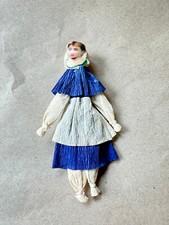 Christbaumschmuck Papier Oblatte Weihnachtsschmuck Krepp Figur Blumenkind Kind 4