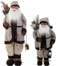 Weihnachtsmann mit Sack BRAUN