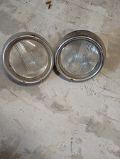 Original VW Käfer 1302/1303 ,Bus T2 Frontscheinwerfer mit Chromrahmen + 1 Rahmen