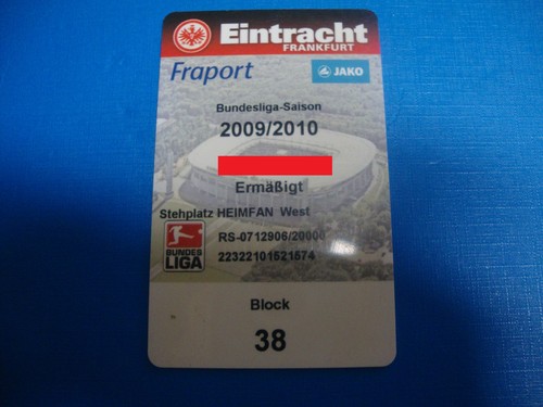 2009 ticket dauerkarte - ticket,