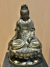 Wunderschöner Buddha Guanyin/Kwan-yin. Bronze 39cm