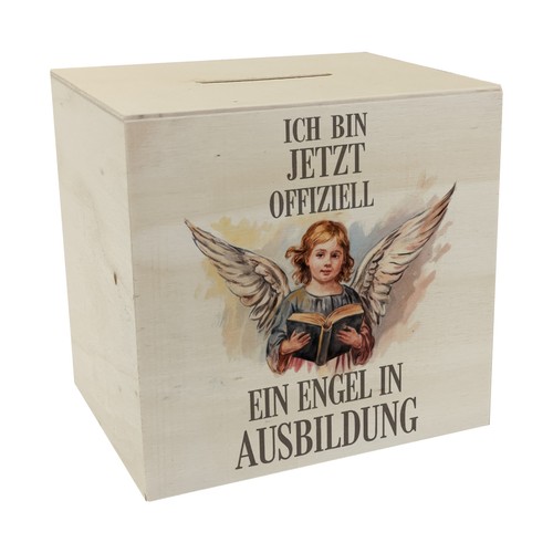 Engel ausbildung spardose - engel, in