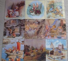 1 seltene Serviette Foxwood Tales  - verschiedene Motive zur Auswahl 33 x 33