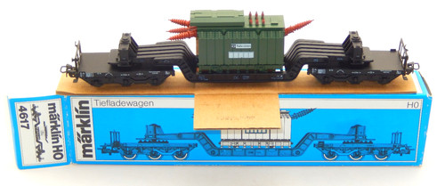 Märklin 4617 tiefladewagen - h0,