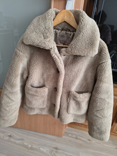 Teddy jacke braun beige - jacke, braun/beige