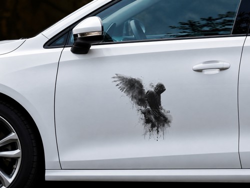 Auto aufkleber engel dark - aufkleber,
