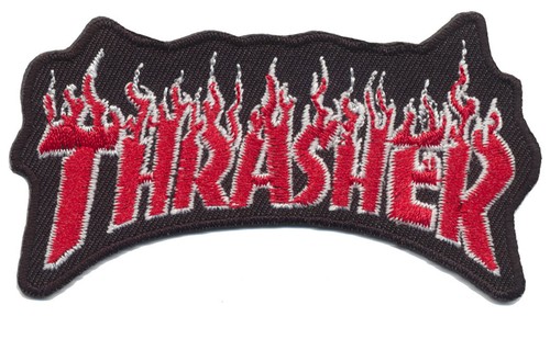 Thrasher aufnäher aufbügler - thrasher,