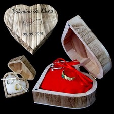 RINGBOX HOLZ HERZ RINGKISSEN