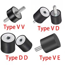 Gummipuffer Schwingungsdämpfer Gummilager M3/M4/M5 - M10 /VV & VD & VE & DD Typ