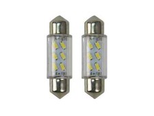 2 stk 36mm 6 SMD 3014 LED Festoon Sofitten Beleuchtung Birne