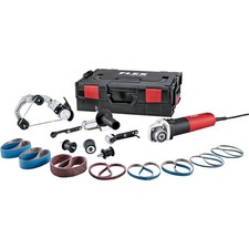 Flex Rohrbandschleifer und Bandfeile TRINOXFLEX BRE 8-4 INOX Set