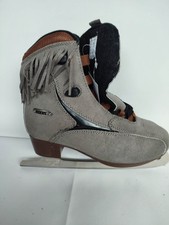 Roces RFG grau Eiskunstlauf  Gr. 38 Damen mit Zacke Soft Schlittschuh 2.Wahl 