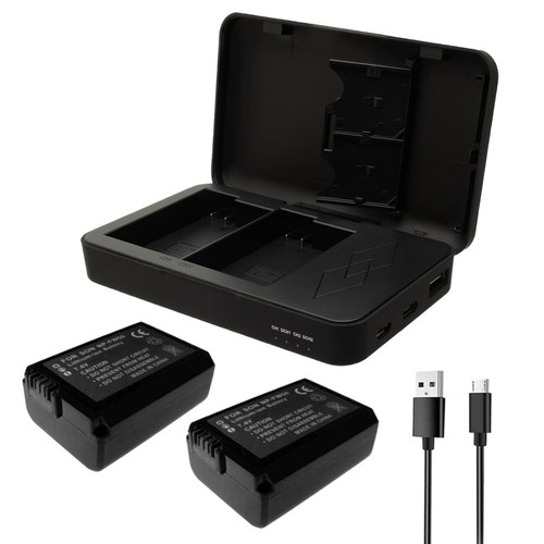 Set akku led ladegerät - 2x,