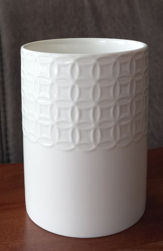 Vase cremeweiss 10 7 - cremeweiss, 10,7
