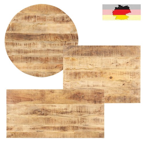 Tischplatte mango massivholz - tischplatte, mango-massivholz
