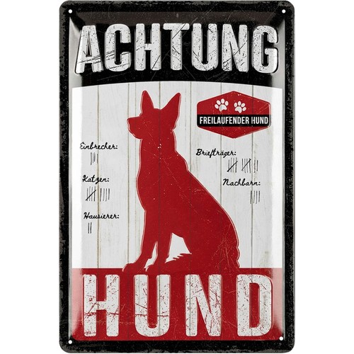 Warnung vor dem hund schilder - warnung,