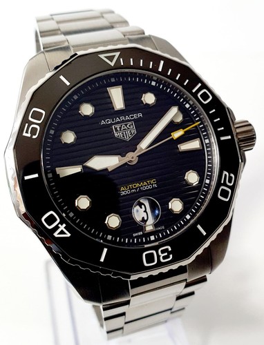 Tag heuer black aquaracer 43mm - heuer,