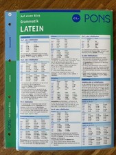 PONS Latein Grammatik auf