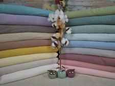 WAFFELSTOFF Mosaik Baumwolle