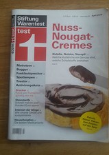 Stiftung Warentest test - 04 / 2016 - Nuss - Nougat cremes