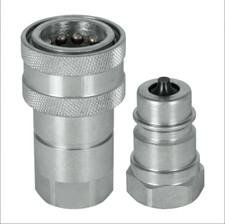 SCHNELLSPANNVERSCHRAUBUNG ISO A BSP HYDRAULIKKUPPLUNG VERBINDER 1/4"- 1" VOLLSORTIMENT