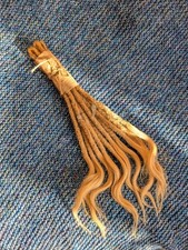 Sandy Blonde Ombre Echthaar Dreadlocks Extensions