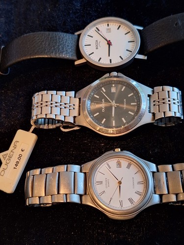 Armbanduhren herren titan 3er - armbanduhren,