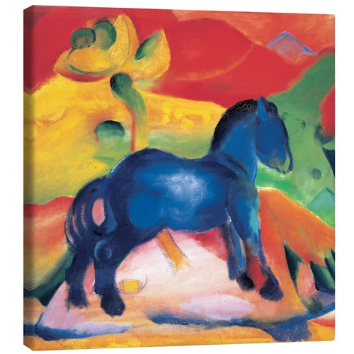 Leinwandbild das kleine blaue - kleine,