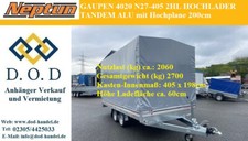 neuer Pkw Anhänger Tandem