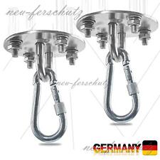 2x Edelstahl Deckenhaken Set