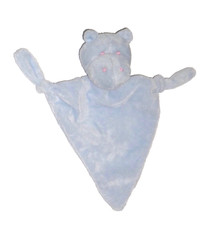 Beleduc Schmusetuch Nilpferd Hippo blau hellblau rosa Schnuffeltuch Kuscheltuch