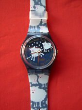 SWATCH GENT BLACK SHEEP - GN150 - 1995 - NEW - NEU - PERFECT - RARE