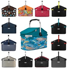 anndora® Einkaufskorb Picknickkorb 25 L Kühltasche isoliert Kühlkorb Isotasche