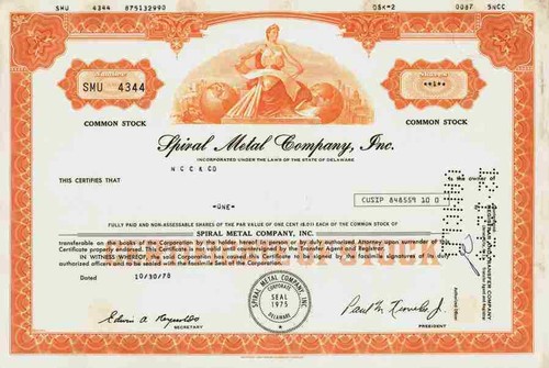 Spiral metall company - metall, 1978