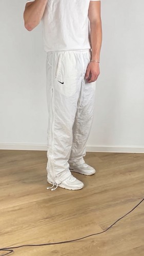 Nike vintage nylon trackpants - nike,