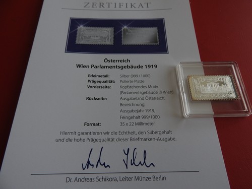*Silberbriefmarke