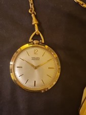 SCHÖNE, SEHR SELTENE VINTAGE GRUEN  PRECISION TASCHENUHR