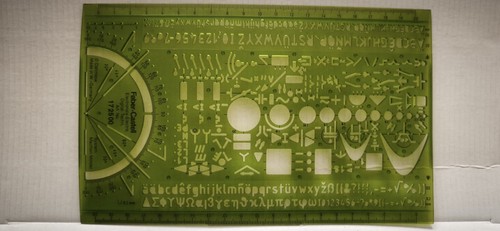 Elektronik-Schablone