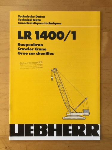 Liebherr raupenkran 1400 1 - liebherr, lr