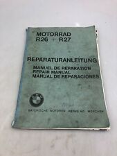 BMW Motorrad R 26 + R 27 Reparaturanleitung Nachdruck Werkstatt Oldtimer