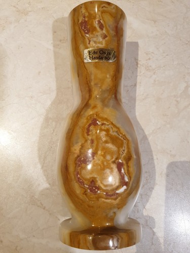 Feine onyx marmor vase - marmor,