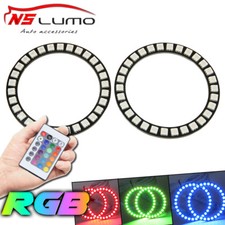2x 80mm LED Angel Eye Halo