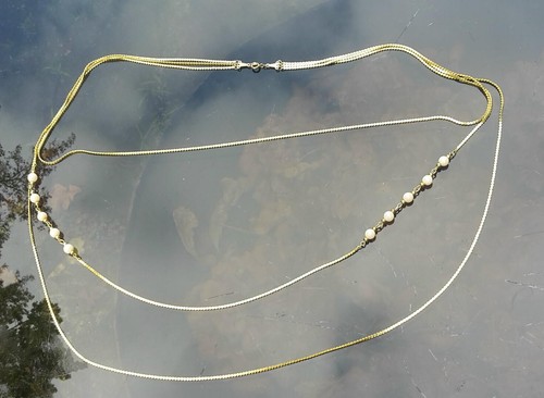 ältere goldfarbene halskette - goldfarbene,