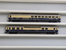 Spur N 2x Arnold  3862 3863 Rheingold Doppelstockig-Aussichtswagen Ohne OVP 