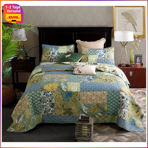Tagesdecke patchwork baumwolle - tagesdecke,
