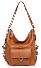 Caspar 2in1 Leder Rucksack