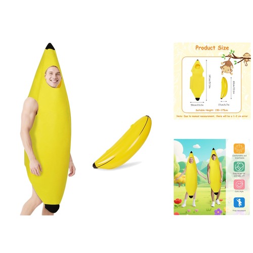 Bananen kostüm set für - kostüm,
