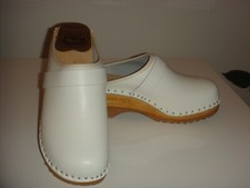 Troentorp schwedische Clogs "Da Vinci" weiß Gr. 37 neu
