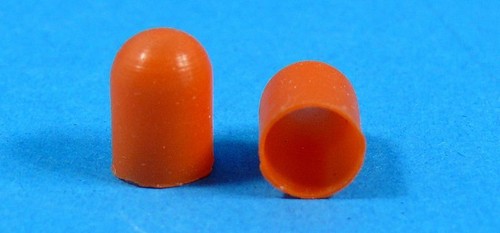 Farbkappe orange groß - 2x,